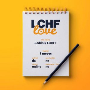 LCHF svetovanje jedilnik LCHF PLUS