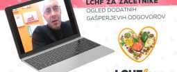 Ogled dodatnih odgovorov na vprašanja s predavanja LCHF za začetnike